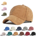 Landfond Accessory Corduroy Cotton Common Unisex Sport Hat Adjustable 6-Panel Winter Outdoor Baseball Cap