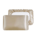 HZO-22046 High Quality Super Soft Anti Wrinkle Memory Elastic Band Satin Pillowcase Bonnet for Hair and Skin