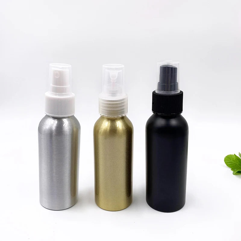 Customized Metal Silver 100ml 200ml 250ml 300ml 400ml 500ml 1l Bottle Aluminum Aluminum Trigger Spray Bottle
