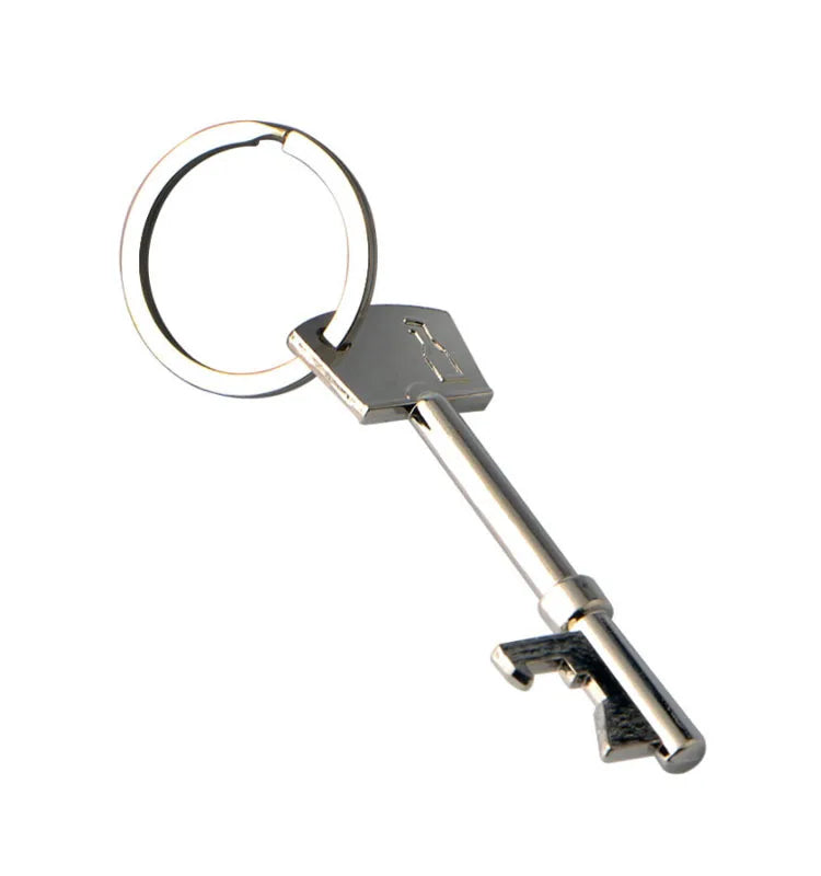 Creative Key Shape Beer Bottle Opener Keychain Key Ring Gift Keyring for Promotion Gift