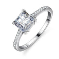 Jewelry Diamond Wedding Ring Custom GRA VVS 1 Carat 925 Silver Eternity Engagement Moissanite Ring Heart Ring