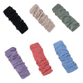 BSCI Audited Factory Wholesale INS Fashion Girls Wrinkle Hair Clip Square Hair Clips Cindy Colors Girls Snap Clips