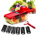 Vegetable Cutter with Steel Blade Mandoline Slicer Potato Peeler Carrot Cheese Grater Vegetable Slicer Kitchen Accessories