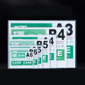 Factory Custom Portable Full-Size Water-Proof Hard PVC Document Card Protector Holder Case Clear Plastic A3-A8 B3-B8 for A4-A7