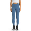 Custom Logo High Waist Yoga Pants Front T Line Yoga Sport Fitness Butt Lift Tummy Control Slim Blank Elastic Women's Leggings