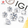 Redleaf Diamond Wholesale D Color VVS1 & VS2 Clarity 1CT to 4CT IGI & IGI Certified Loose HPHT CVD Synthetic Lab Grown Diamond