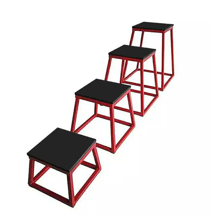 Gym Fitness Fitness Exercise Steel Jump Height Step Box Poly Jumping Exercises Covered with Anti-Skid Rubber