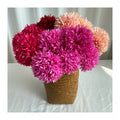 Cheap Wholesale Artificial Flowers  Bundle 9 Head Golden Ball Flower Artificial Flowers
