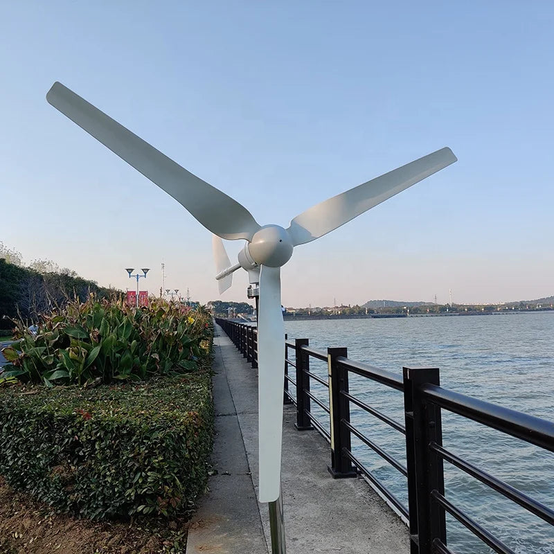 Household Hot Sale Modern Design 1200W 12v/24v Horizontal Wind Turbine Generator