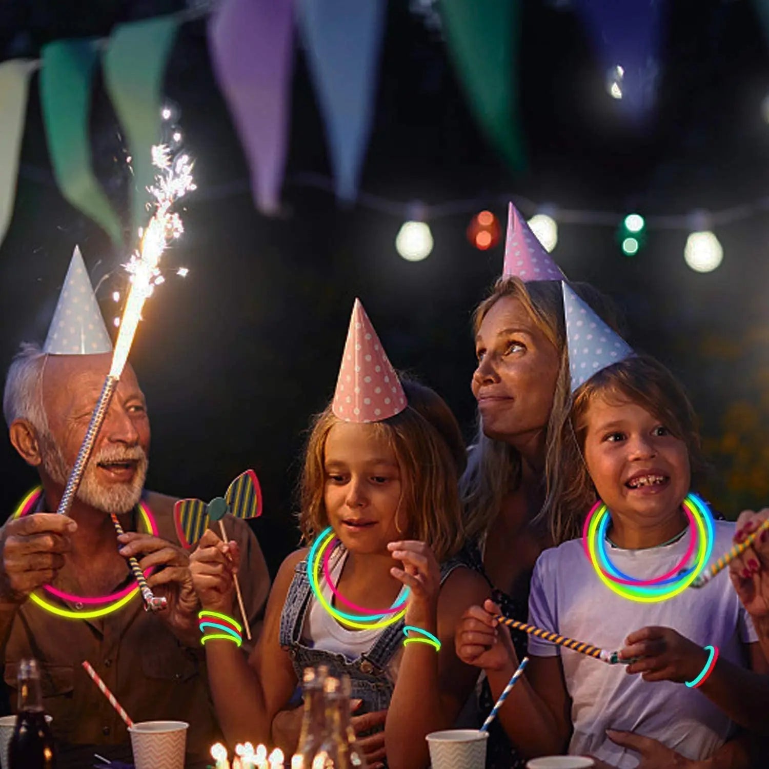 Birthday Fiesta Event Manufacturers Disposable Party Favor Supplies Kits Bags Glow Stick for Kids
