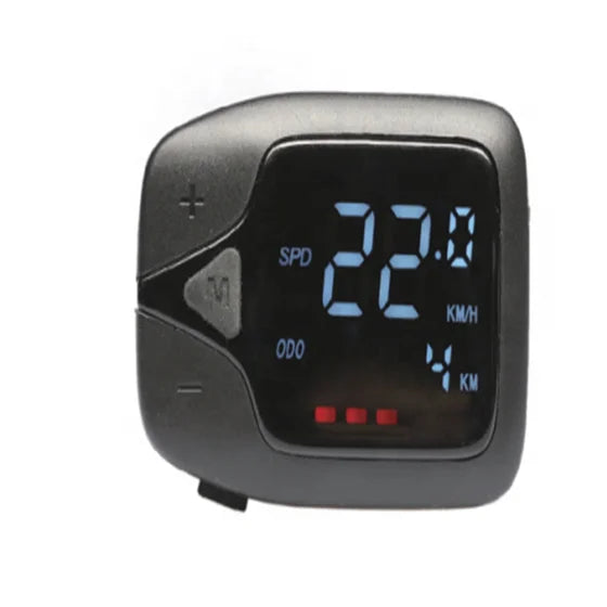 Kuake LD901 EMC/CE/Rohs 24v/36v/48v Ebike LCD Display Waterproofed Connector/Blue Tooth/USB Function for Speed PAS Adjustment