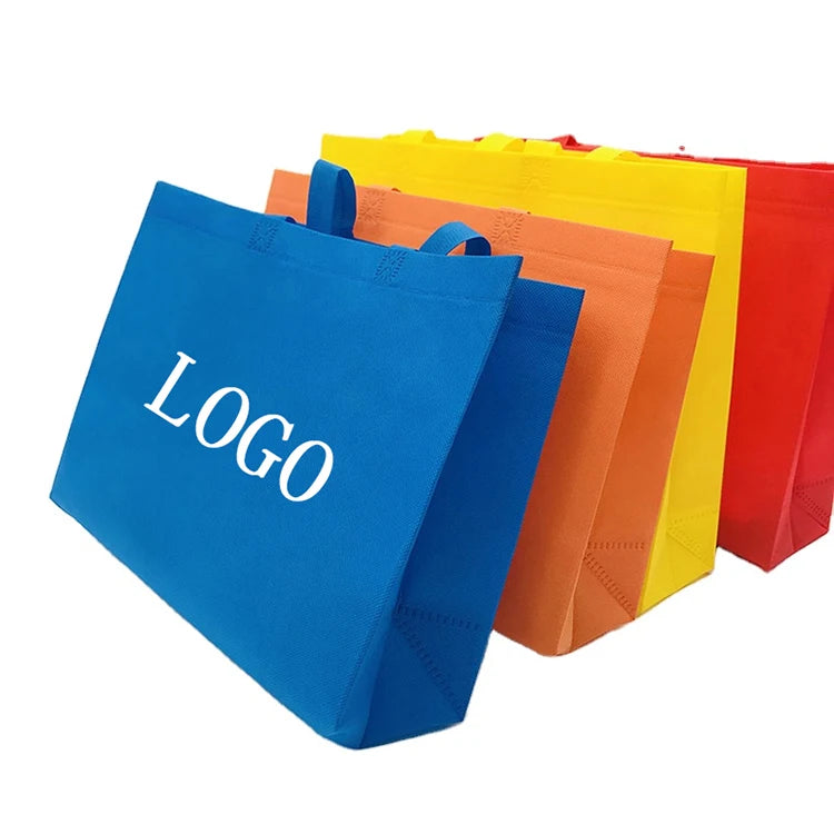Customized Reusable Foldable 75gsm Non Woven Fabric Grocery Bag for Shopping