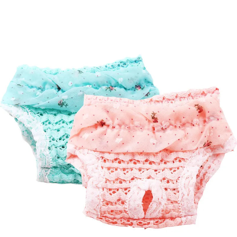 Wholesale Cotton Washable Female Pet Dog Panties
