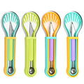 Portable 3 in 1 Multi-Functional Stainless Steel Melon Baller Scoop Digger Ice Cream Scoop Fruit Cutter Fruit Carving Tools