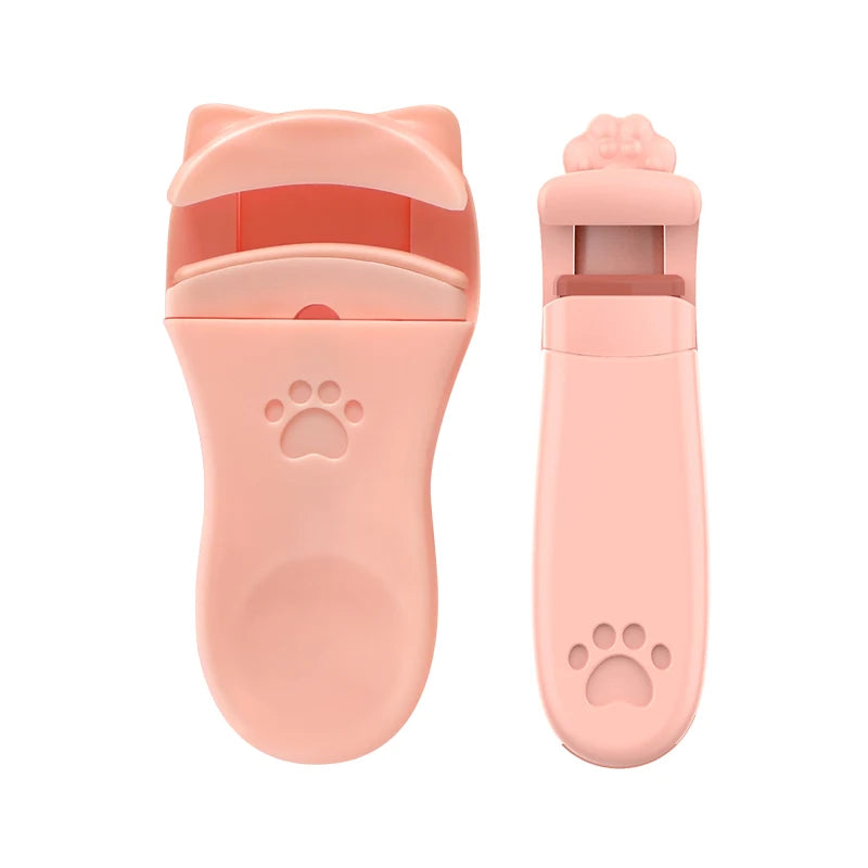 Wholesale Mini Eyelash Curler Portable Long Lasting Silicone Eyelash Curler Set for Lady