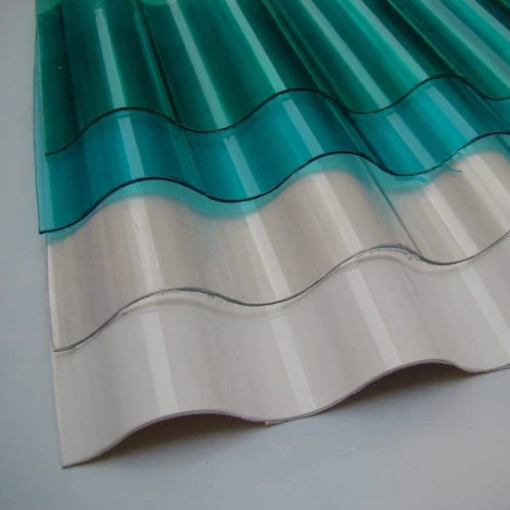 Impact Resistant Polycarbonate Sheet for Carport/light Transmission PC Corrugated Sheet for Greenhouse