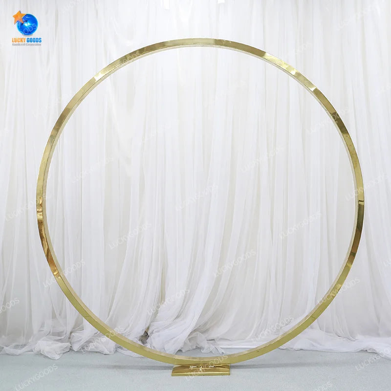 BXG210511-27 1m Stainless Steel Gold Flower Stand Metal for Wedding Event Party Table