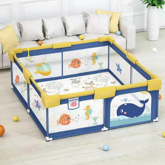 Medium Indoor & Outdoor Playpen for Babies and Toddlers Kids Activity Center Baby Gates