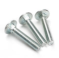 DIN 603 Carriage Bolt White Blue Zinc High Strength Round Head Square Neck Bolt Factory Direct Supply Carriage Bolt