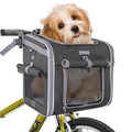 Expandable Soft-Sided Pet Carrier Backpack With Collapsible Dog Bike Carrier for  Mesh Windows for Small Dog Cat Puppies