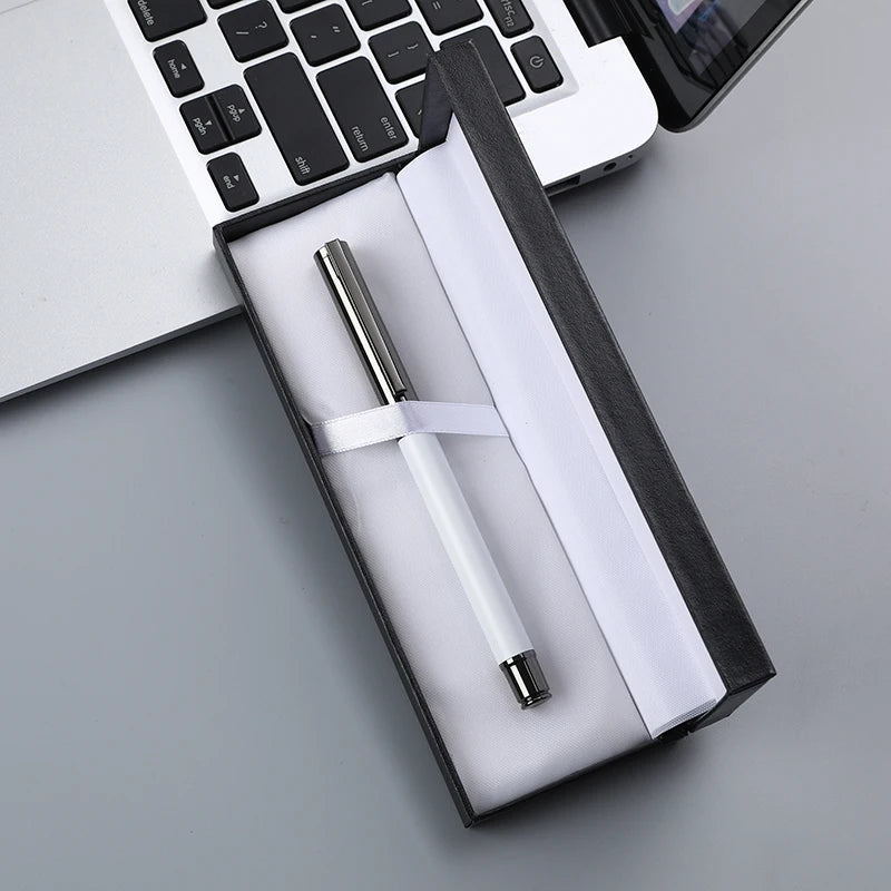 2025 Luxury Carbon Fiber Gift Pen Set New Business Gift Pen Set Luxury Metal Roller Ball Pen With Boxes