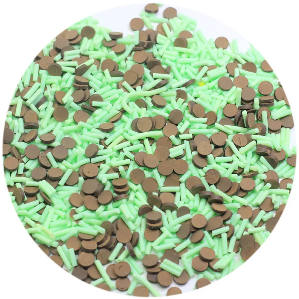 Mix Color Polymer Clay Sprinkles Slices Slime Accessories DIY Hairpin Crafts Making Decoration