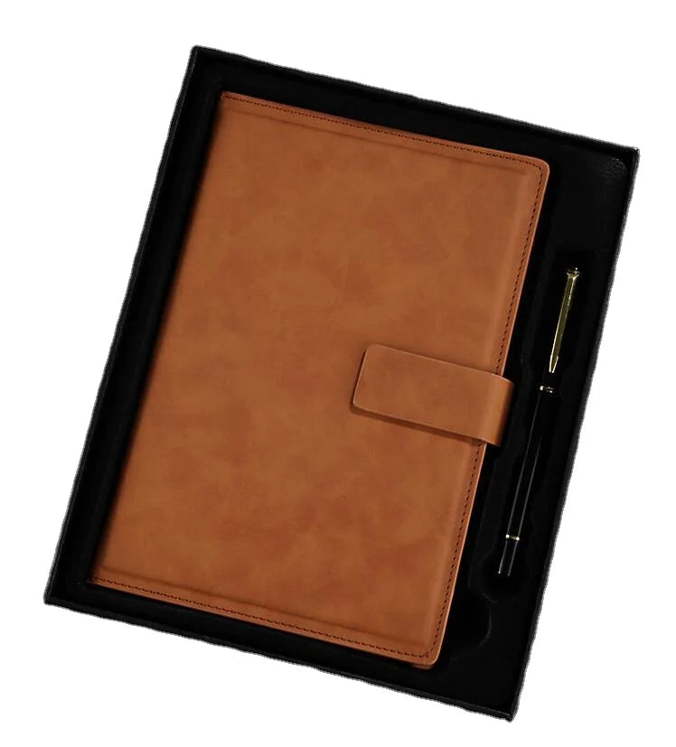 B5 PU Notebook Binder Ring Loose Leaf Leather Diary Cover Leather Note Book Notepad for A5 Filler Paper Accept Customized Logo