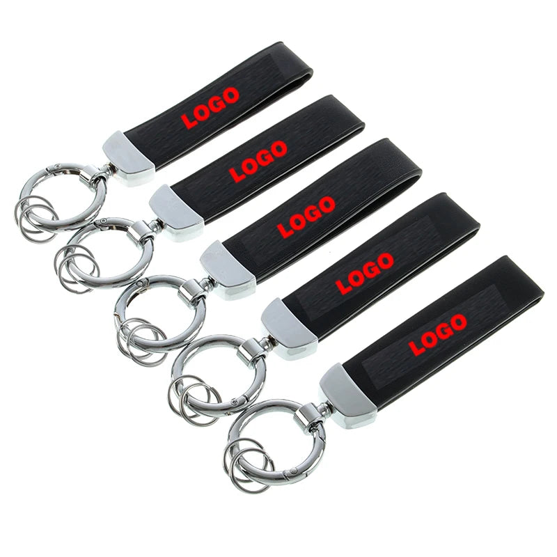 3D Metal Leather Car Styling Power Emblem Keychain Key Chain Rings for bmw M X1 X3 X4 X5 X6 X7 E46 E90 F20 E60 E39 Accessories