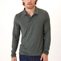 OEM Custom Men's Solid Knitted Long Sleeve for Shirts Button Snap Lightweight Stretch