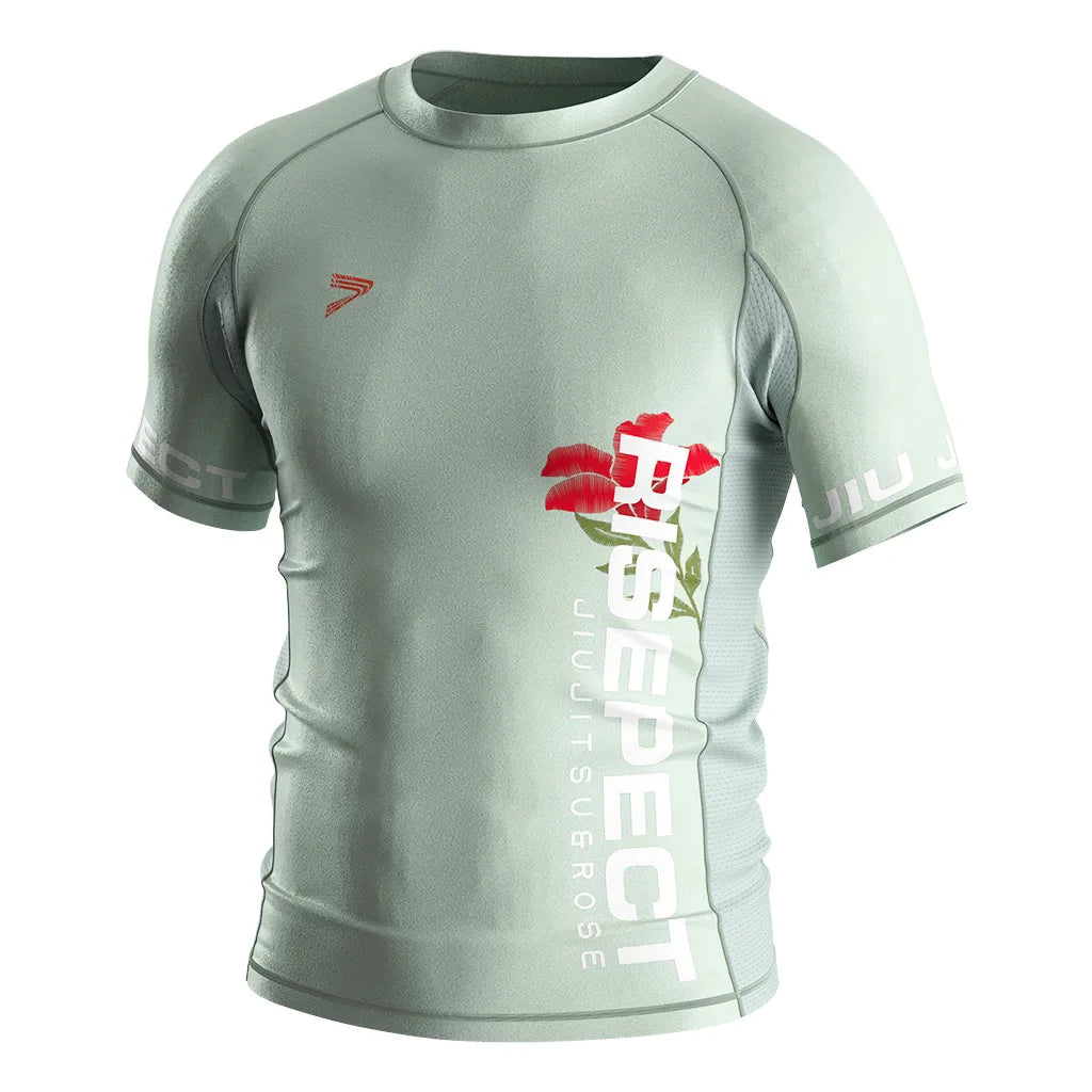 Hot Sale No Gi Training Polyester Rash Vest Swimwear Rash Guard Custom Mma Rashguard Bjj Custom Colour
