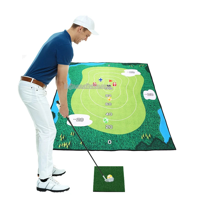 Wholesale Mini Sticky Golf Chipping Dart Game Mat Golf Practice Mat Indoor Golf Chipping Game Mat Set Indoor Outdoor