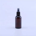 Empty Amber Brown Plastic 100ml Spray Bottles Korean 100 Ml Pet Spray Bottle With Fine Mist Sprayer  for Cosmetic Packaging