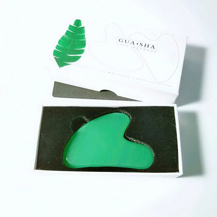 2026 SPA Slimmer Green Aventurine Heart Shaped Gua Sha Tool Hot Selling Massage