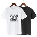 Wholesale Men's 100% Cotton Anti-Wrinkle Quick Dry Breathable Casual Short Sleeve T-Shirt Eco-Friendly 220g Knitted Fabric