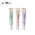ZHIDUO Natural Plant Based Makeup Tricolor rainbow Oil Control Whitening Foundation Makeup Base Primer