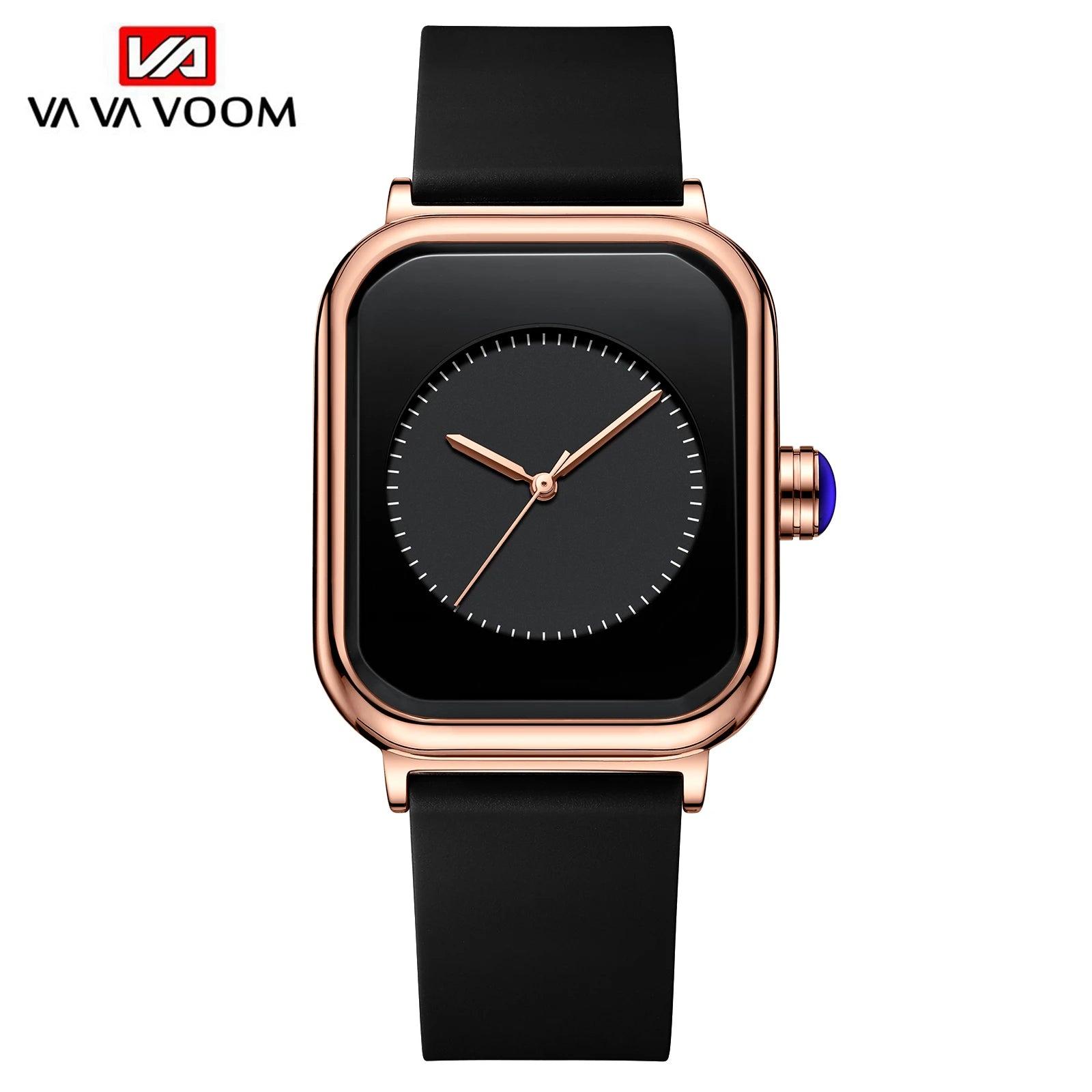 VA VA VOOM  Analog Stylish Printed Luxury Waterproof Custom Women Fashion Rubber Wrist Top Brand Multi Functions Silicone Watch