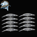 Wholesale 93mm4.5g Artificial Hard Plastic Freshwater Swimming Unpainted Blank Minnow Lure