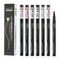 Body Care Liquid Eyebrow Pencil with 4 Micro-Fork Tips ApplicatorWaterproof Microblading Tattoo Brow Pencil