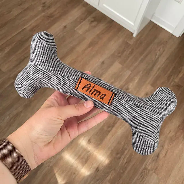Handmade Dog Bone Toy Plush Toys Woolen Pet Puppy Dog Accessories for Dogs