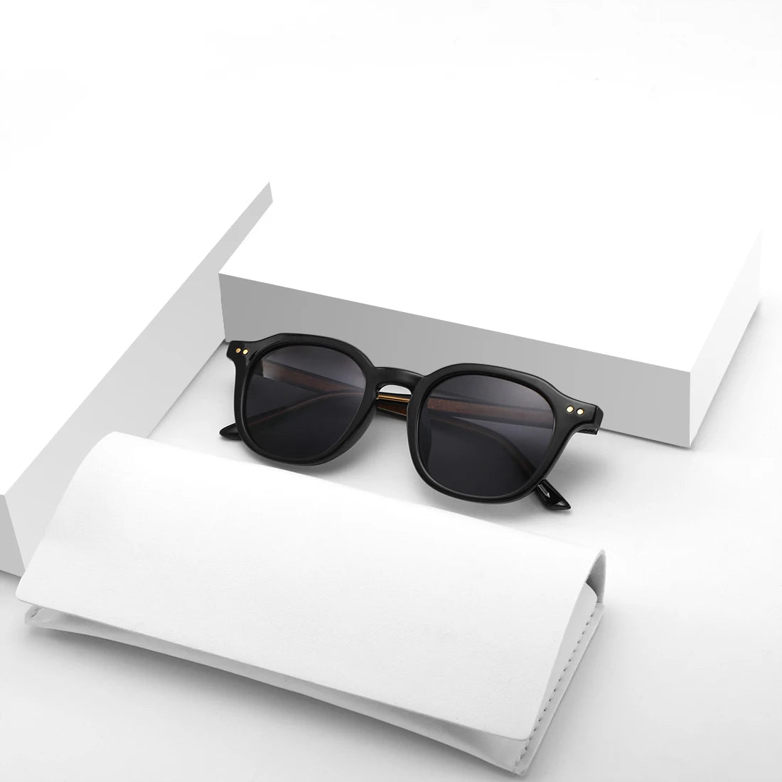 New Fashion Square Frame Sunglasses UV400 Polarized Sun Glasses Women  TR90 Sunglasses Men 2024