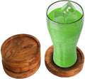 Wholesale 10 cm /4 in  Wooden Plate   Natural Acacia Wood Coaster Wood Tea Coasters DIY Tableware coaster