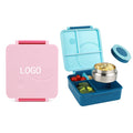 Orealmi Thermal Lunch Box BPA Free Lonchera 4 Compartment Back to School Leak-Proof Thermos Lunch Box for Hot Food Kids