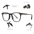 Manufacturing China Men TR90 square Eyeglasses Computer Glasses Anti Blue Light Unisex Optical Frames