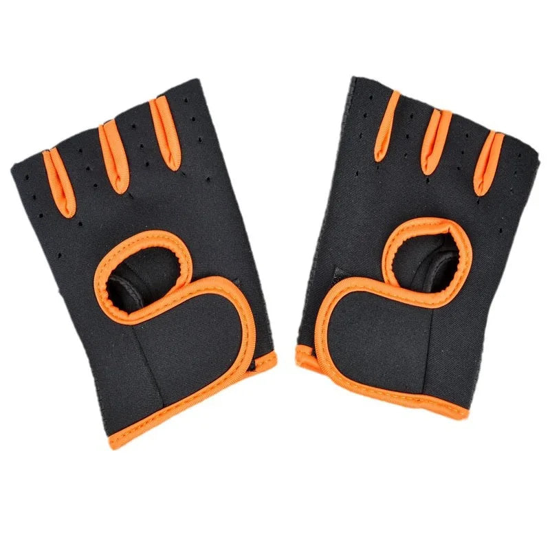 Wholesale Custom Logo Half-Finger Gym Gloves for Fitness Anti-Slip Palm Bodybuilding Breathable Workout Cycling Weight Summer