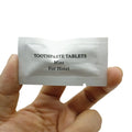 2 Tablets Per Sachet 10 Tablets Per Bag Toothpaste Tablets With Hotel Size Packing