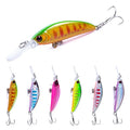 Wholesale MI119 7cm 6g Artificial Hard Baits Sinking Minnow Fishing Lures