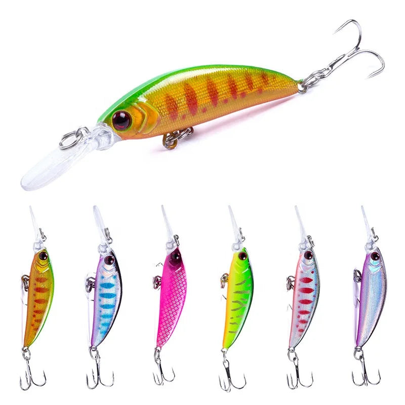 Wholesale MI119 7cm 6g Artificial Hard Baits Sinking Minnow Fishing Lures