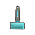 Baoli OEM Cepillo Para Mascotas 90x152MM Plastic Pet Grooming Steel Pins Brush Dog Grooming Flexible Slicker Shedding Pet Brush