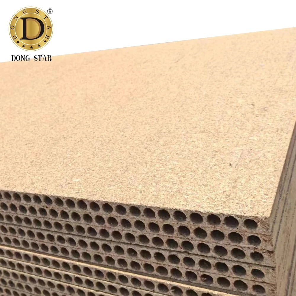 Hollow Particle Board Tubular Chipboard for Door Core Finished Surface First-Class Quality Hotel Use