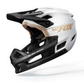 BATFOX Full Face Helmet CE EN1078/CPSC/ASTM Compliant PC+EPS Material Integrally-Molded for Downhill Mountain Bike Riding